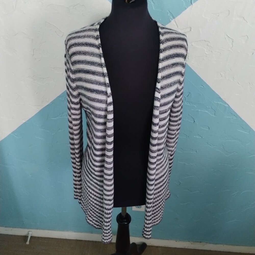 Coldwater Creek Sparkly Stripped Cardigan - Picture 3 of 5